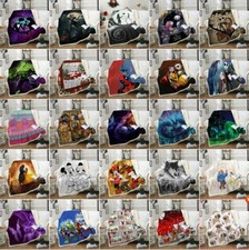 Soft Warm Sherpa Fleece Blanket Throws For Sofa Bed Rugs Single Double Size