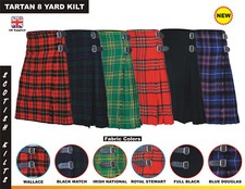 Men Scottish Kilts Tartan 8
