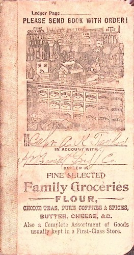 Grocery store account - store, book