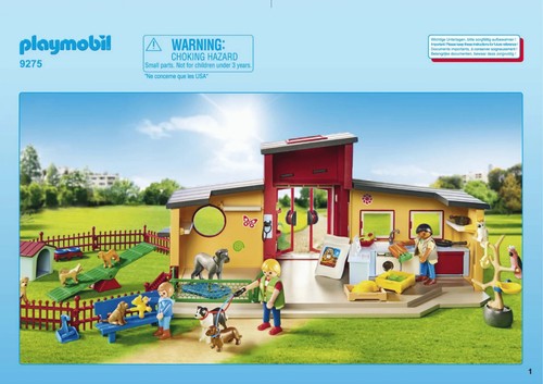 Playmobil 9275 9276 pet hotel - pet,