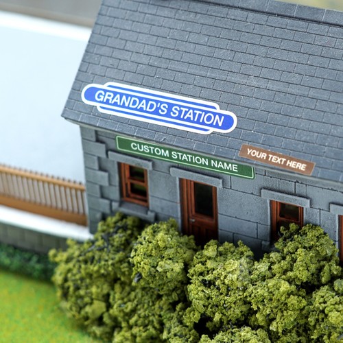 Model railway stickers - railway,