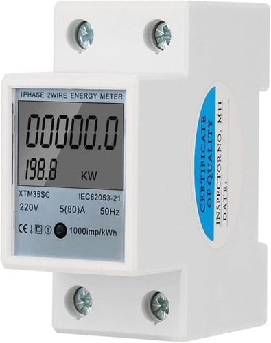 Dewin kwh din - din, meter