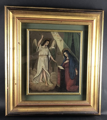 Antique icon mary - -,