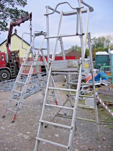 Aluminium podium steps - aluminium,