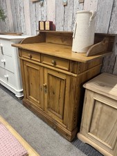 Vintage pine washstand - pine,