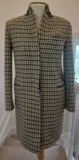 Jack Wills Wool Coat Size 10 VGC Brown/Biege. B114