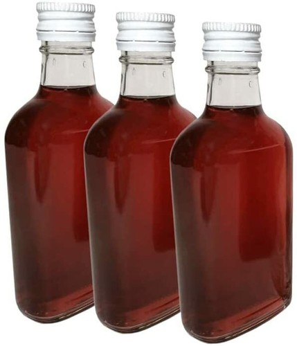 Flask glass bottles 200 - flask,