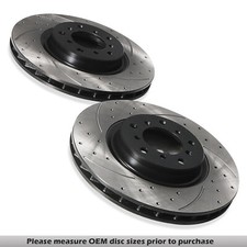 FRONT DRILLED GROOVED 325MM