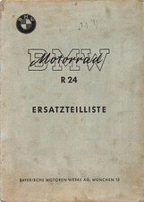 BMW Motorrad ~ R24 250ccm ~ 1951 ERSATZTEILLISTE Motorcycle Parts List Catalog