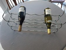 Wine Rack With Three Separate Tiers In Stainless Steel For 18 Bottles