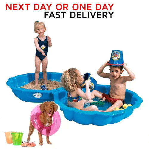Blue maxi shell sand box - blue,
