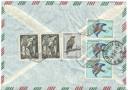 Angola 1951 birds luanda - 1951,, birds,
