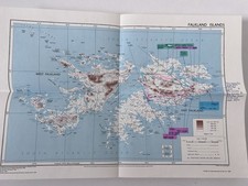Falkland Islands War Map 1986