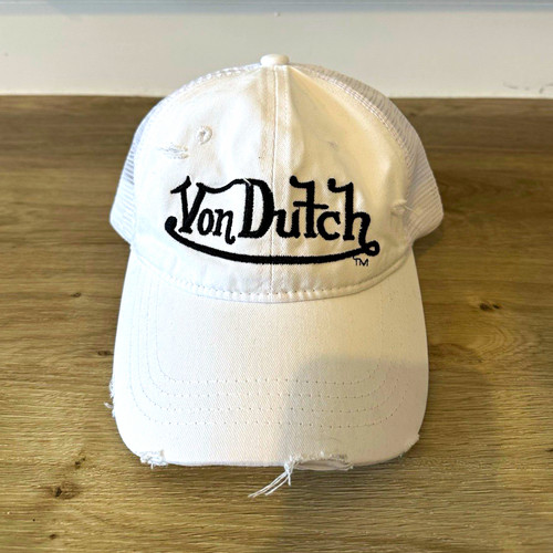 Von dutch white trucker hat - dutch,