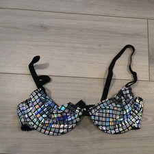 BNWOT Black Holographic PVC