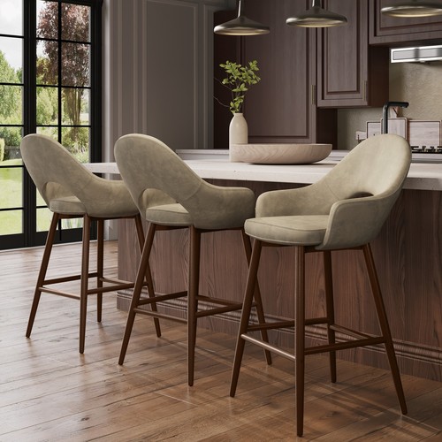 Set walnut and beige - set, of
