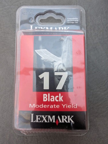 New genuine lexmark black - genuine, ink