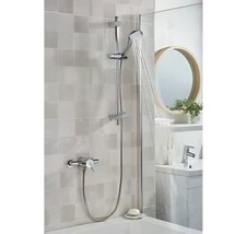 BRISTAN SONIQUE REAR-FED EXPOSED CHROME THERMOSTATIC MIXER SHOWER SOQ2 SHXAR C