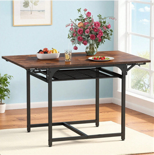 Folding kitchen dining table - dining,
