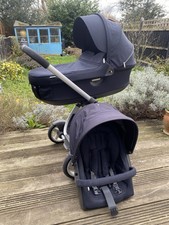 Stokke Crusi Pram System with carrycot and child seat 