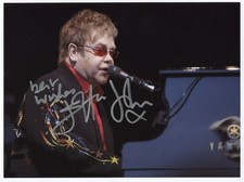 Sir Elton John SIGNED Photo