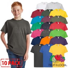 10 PACK Fruit of the Loom Kids