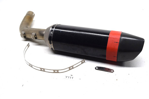 Akrapovic left slip exhaust - akrapovic, slip-on