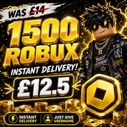 1500 robux tax - (instant).,