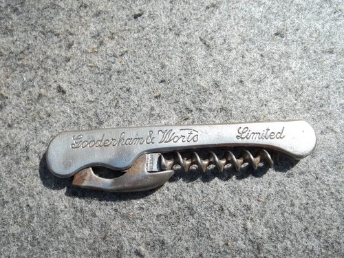 Old corkscrew bottle - old,