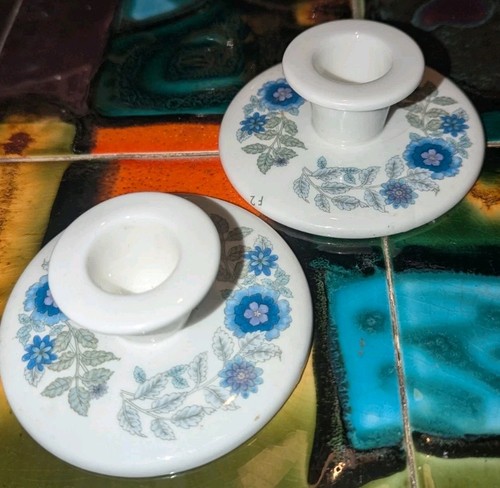 Pair wedgwood clementine bone - wedgwood,