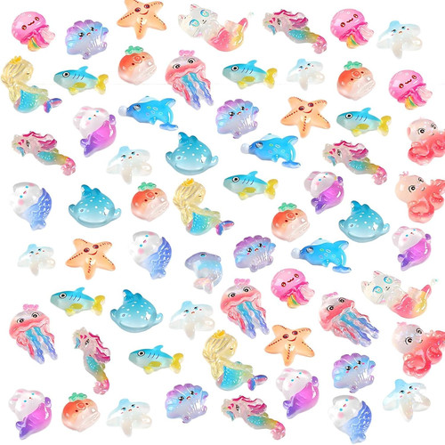 50pcs mini animals resin - animals,