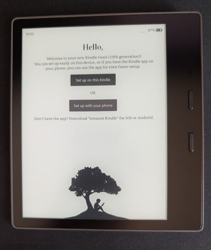 Amazon kindle oasis 10th - kindle,