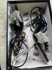 Black Ego Official Suede Heels