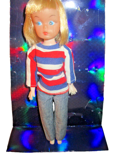 Blonde haired fashion - , doll