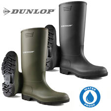 MENS DUNLOP RUBBER WATERPROOF RAIN WINTER WELLINGTONS WELLIES BOOTS SHOES UNISEX