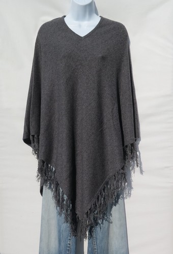 Poncho neck cashmere - poncho, |