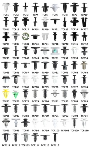 Car trim clip plastic - trim,