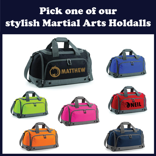 Personalised karate holdall - personalised,