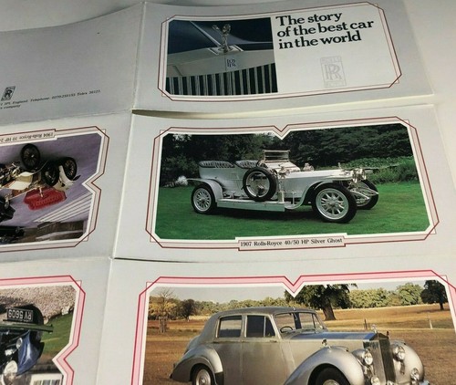 Rolls royce marketing fold out - marketing,