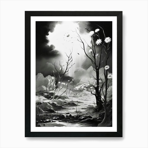 Nature abstract black - black, and