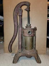 Antique Cast Iron & Brass Pitcher Cistern Hand Pump 