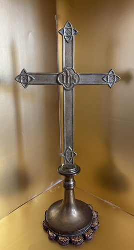 Beautiful brass church - , altar