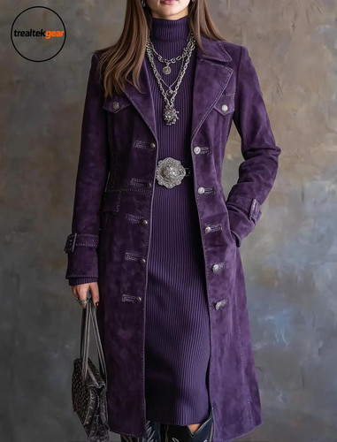 Women purple goat suede - purple,