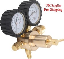 (American CGA580)Gas Regulator Nitrogen Regulator Dual Gauge Gas Air Pressure