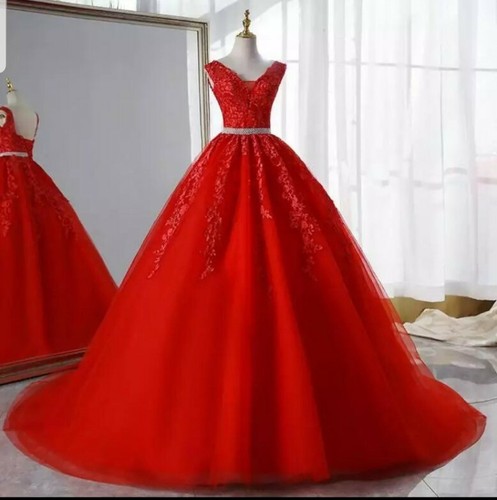 Red lace sleeveless - red,