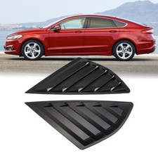 For Ford Mondeo MK5 2014-2019 Side Window Quarter Louver Cover Vent Matte Black