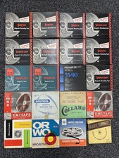 Mixed job lot of  10, 7 & 5 inch Reel To Reel Tapes