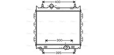 AVA Coolant Radiator CR2083