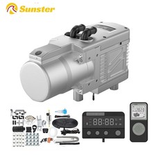 Diesel Fuel Liquid Heater 12V 5KW Gasoline Preheater LCD Switch Water Pump Car