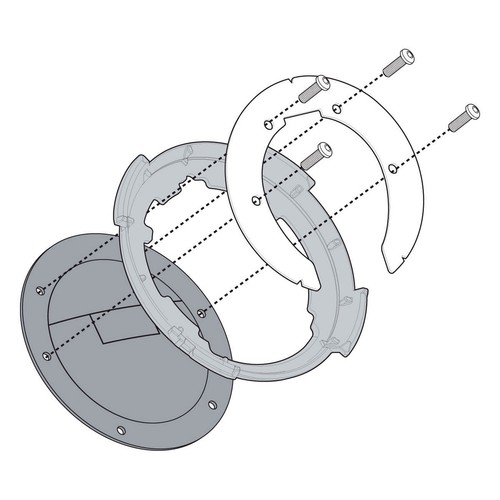 Tanklock tank bag flange - tank,